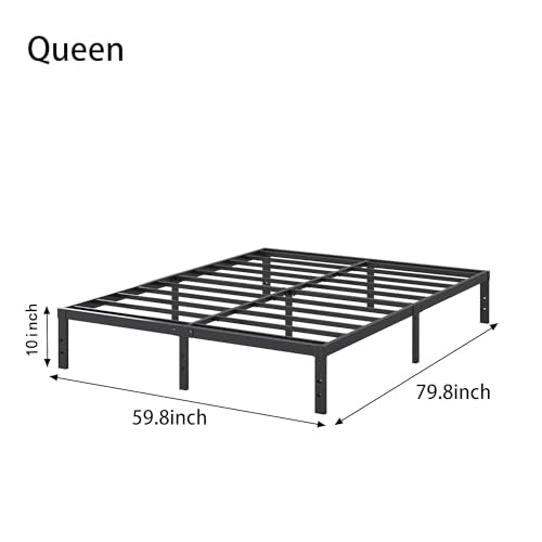 Black Metal Bed Frame A169