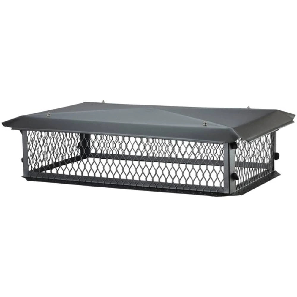 Black Galvanized-Steel Chimney Cap M1829