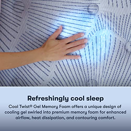 King Mattress with Plush Pillow Top, Cooling Gel Memory Foam, Pocket Innersprings D51841