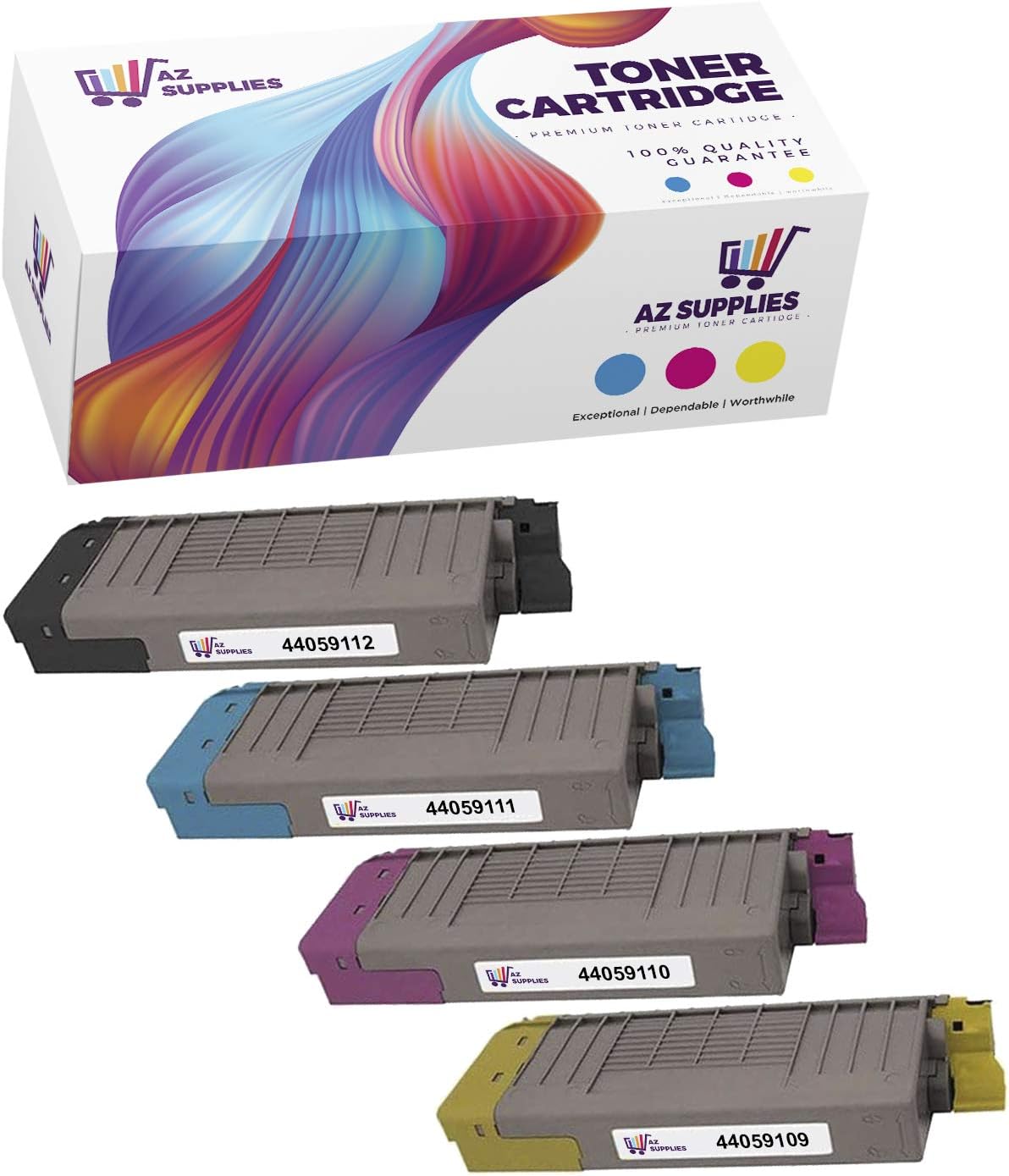 Compatible Toner Cartridge Replacement 4-Packs M403