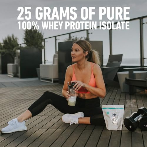 Chocolate Whey Protein Isolate Powder, 25g Protein, 14 Servings, 1 Pound T1362