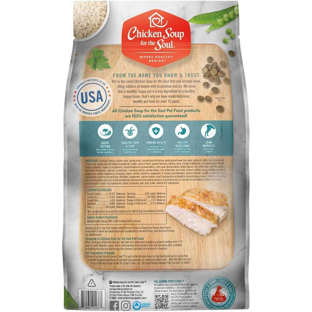 Chicken Turkey Brown Rice Dry Dog Food X41559