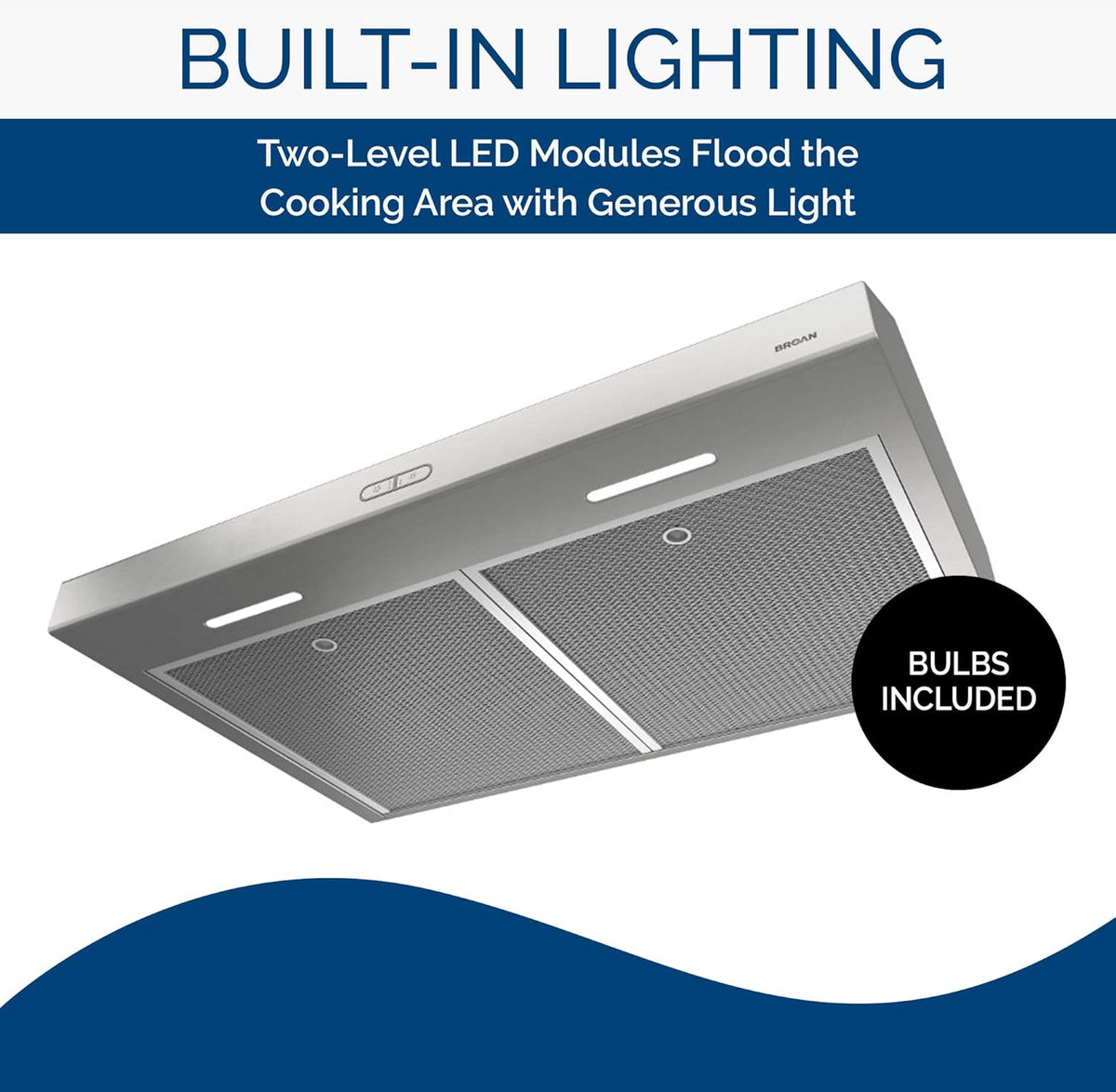 Stainless Steel Range Hood with Light J38967