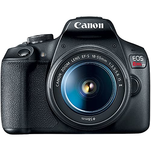 Canon EOS Rebel T7 DSLR Camera Bundle with 18-55mm Lens and 64GB Memory Cards C5465