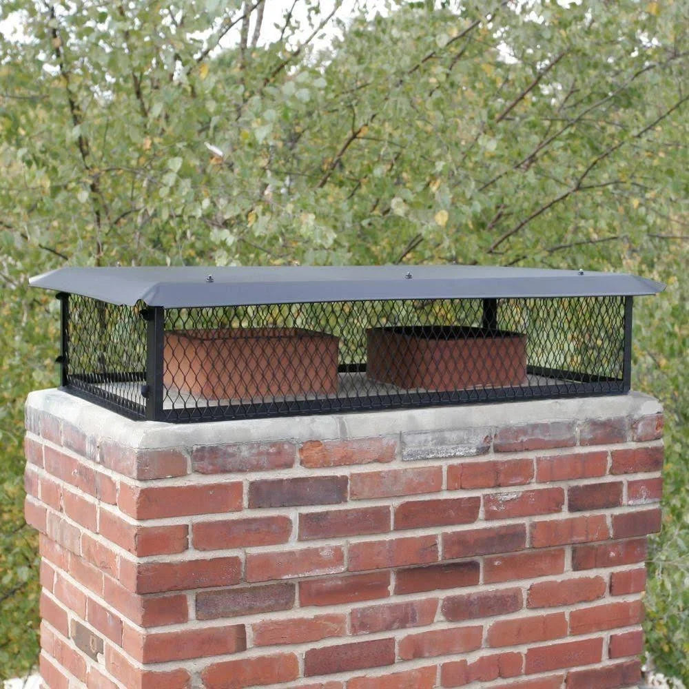 Black Galvanized-Steel Chimney Cap M1829