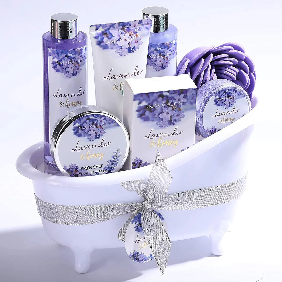 8 Pcs Lavender and Honey Spa Gift Sets D7671