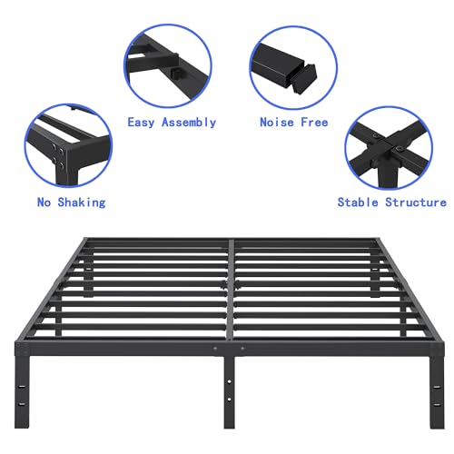 Black Metal Bed Frame A169