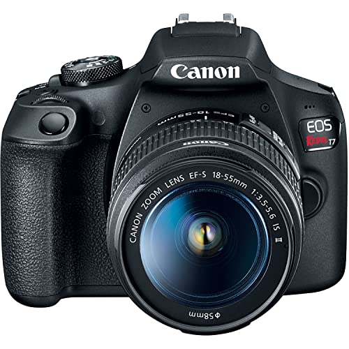 Canon EOS Rebel T7 DSLR Camera Bundle with 18-55mm Lens and 64GB Memory Cards C5465