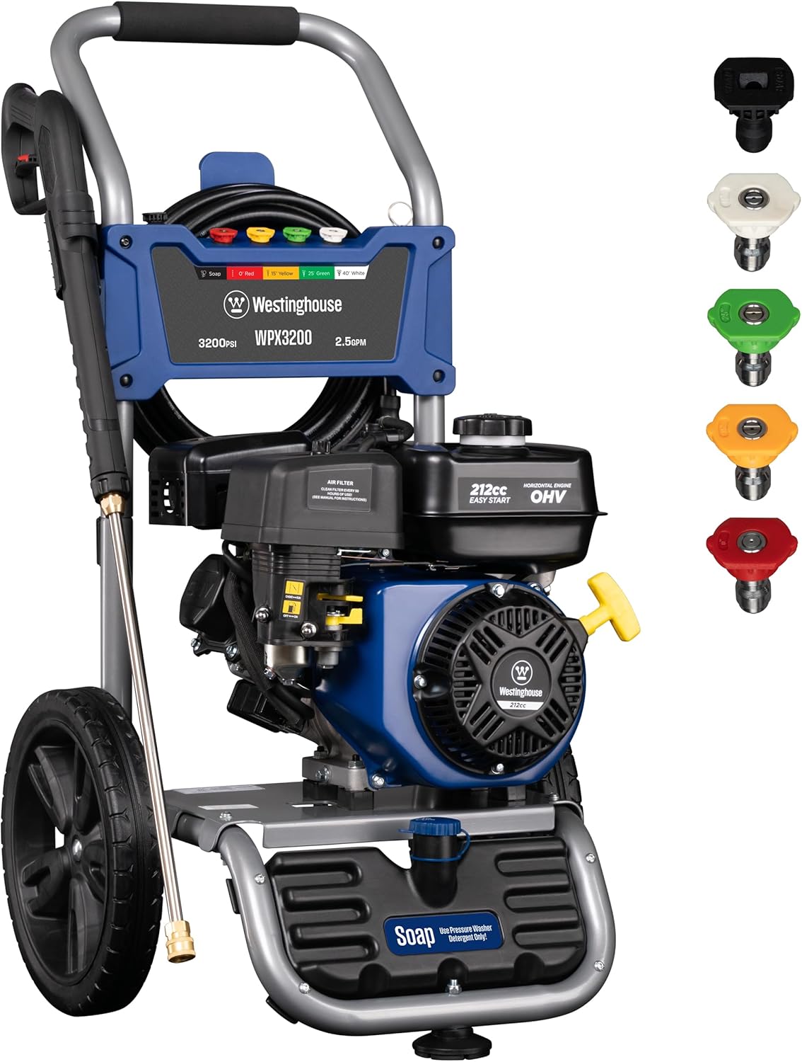 Electric Pressure Washer Bundle with Gas Pressure Washer Z694008