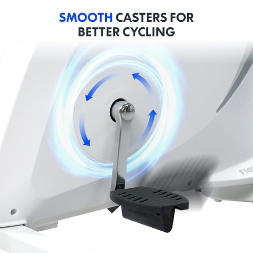 White 3-IN-1 Exercise Bike with Adjustable Resistance LCD Display Seat Desktop P562