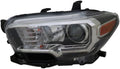 Black Driver Side Headlight D734560