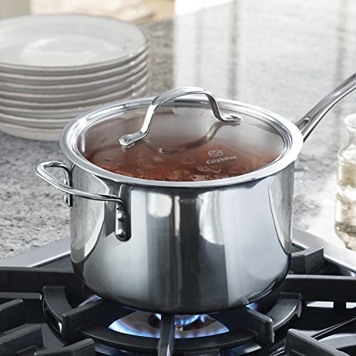 Tri-Ply Stainless Steel 1-1/2-Quart Sauce Pan with Cover H356789