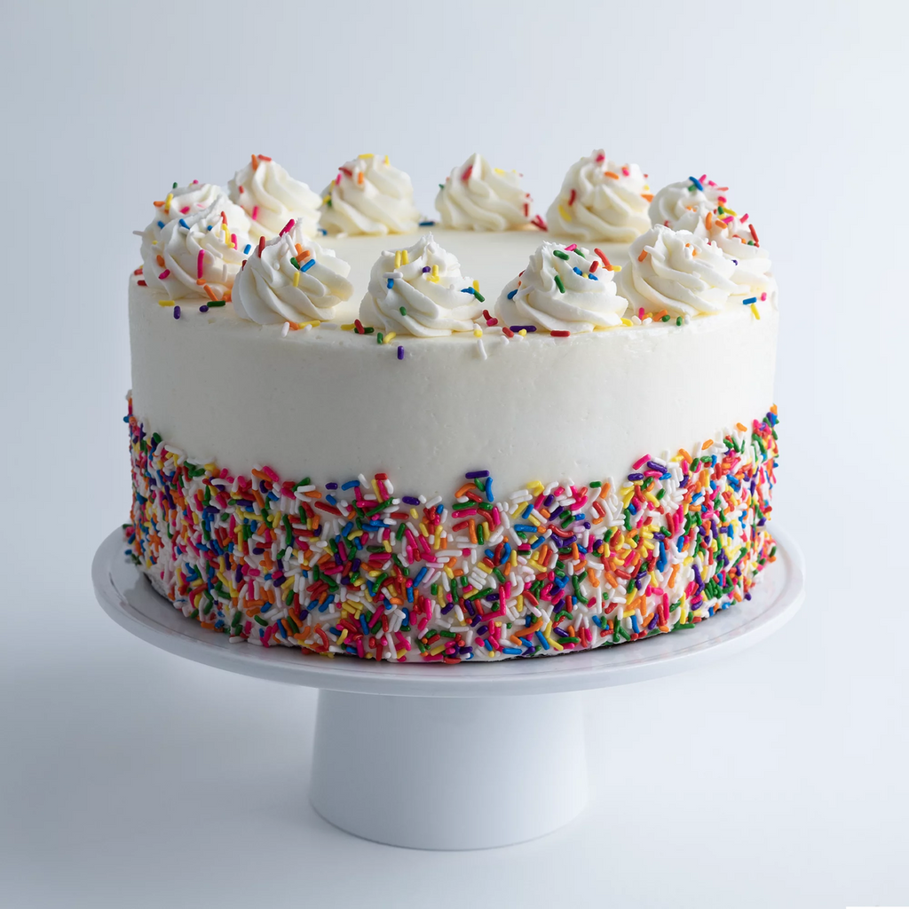 Vanilla Confetti Cake, Large 10” Size Q4066