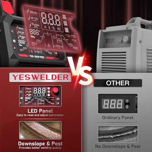 200A AC/DC Pulse TIG Welder with Large LED Display V721526