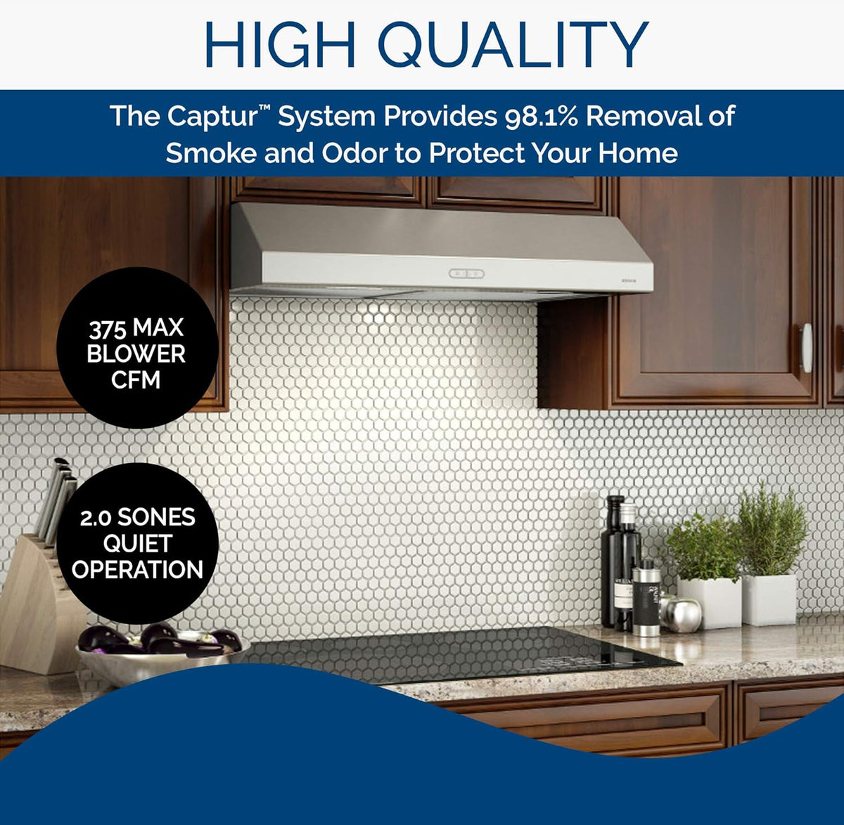 Stainless Steel Range Hood with Light J38967