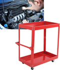 Utility Cart 2-Tray Rolling Storage Trolley H11904