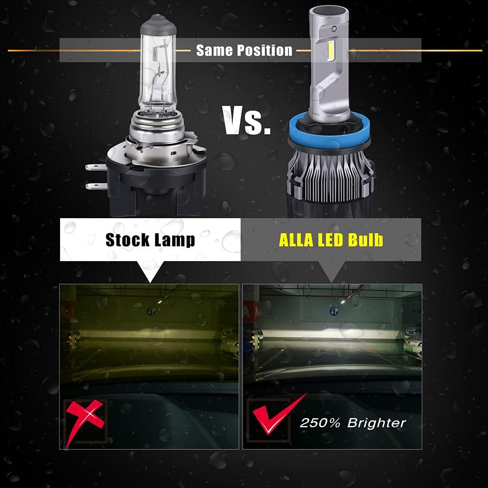 6000K Xenon White LED Bulbs Conversion Kit Pack of 2 X76962