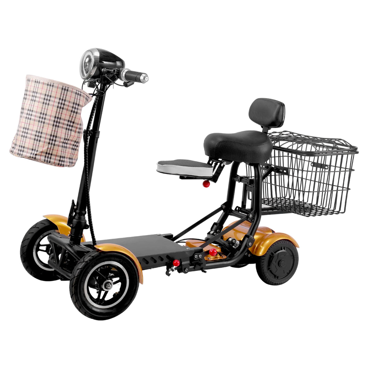 Lightweight Foldable 4 Wheels Electric Scooter E170