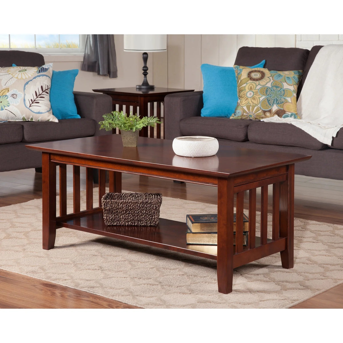 White 3 Piece Coffee Table Set V608