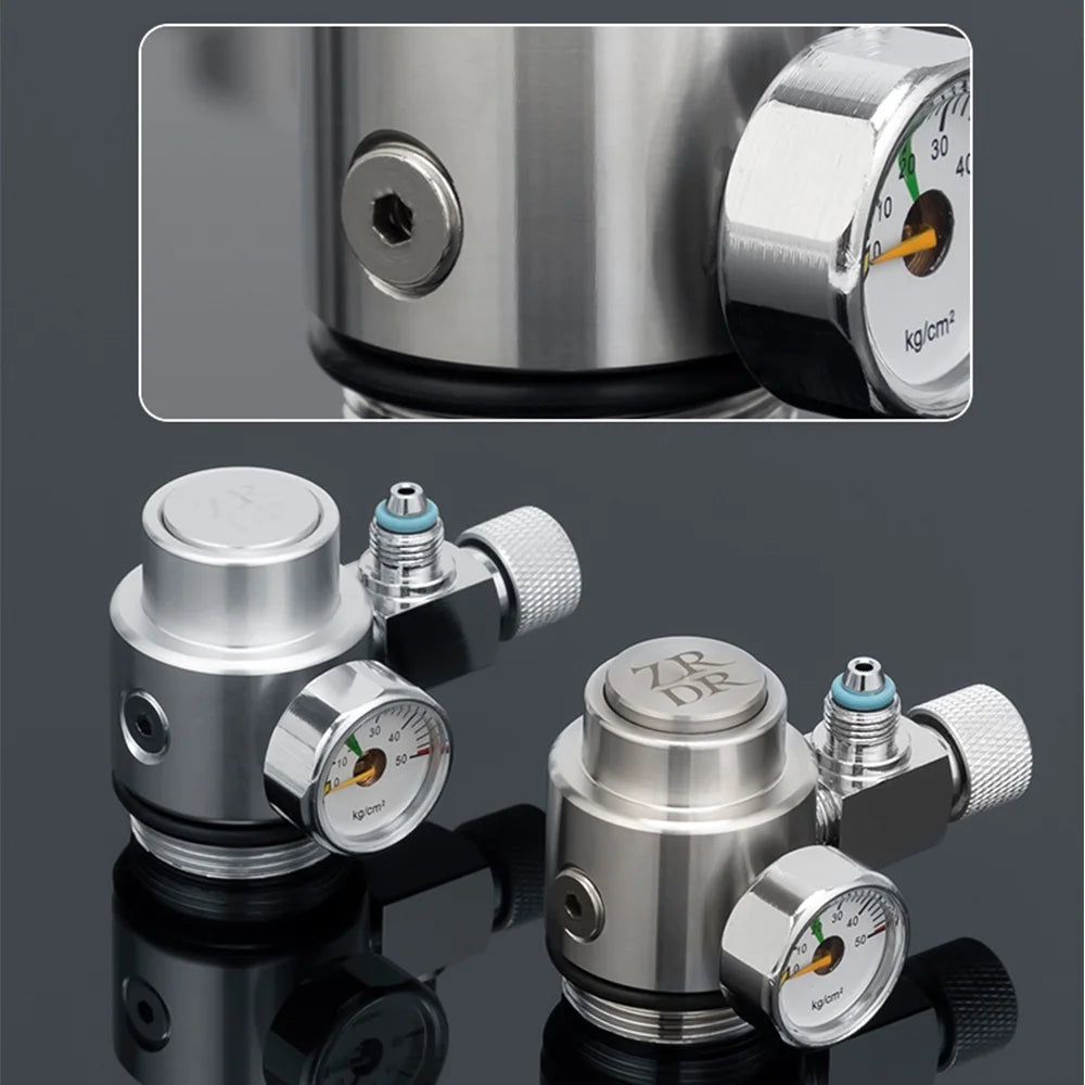 5L Stainless Steel CO2 Generator System Kit with Solenoid Valve Bubble Diffuser Q46208