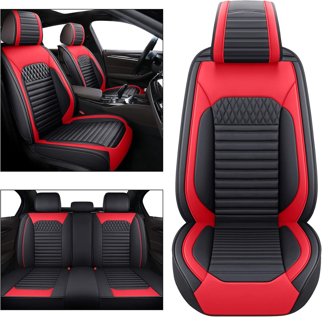 Black and Pink Full Set Seat Covers R467349
