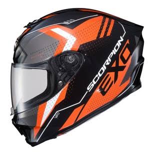 XS Orange Motorcycle Helmet E336996