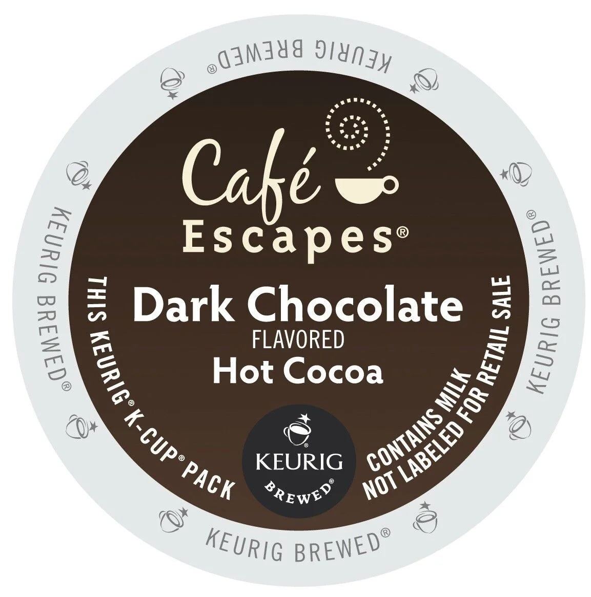 Dark Chocolate Hot Cocoa 24 count K cups W25139