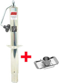 Zinc A-Frame Trailer Jack with Zinc Foot Plate Pack of 2 B578