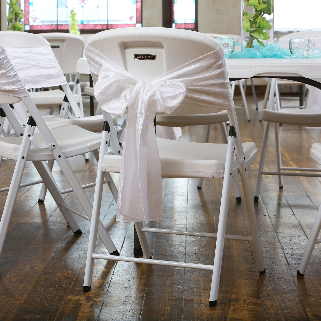 White Folding Chair Set of 4 Y7538