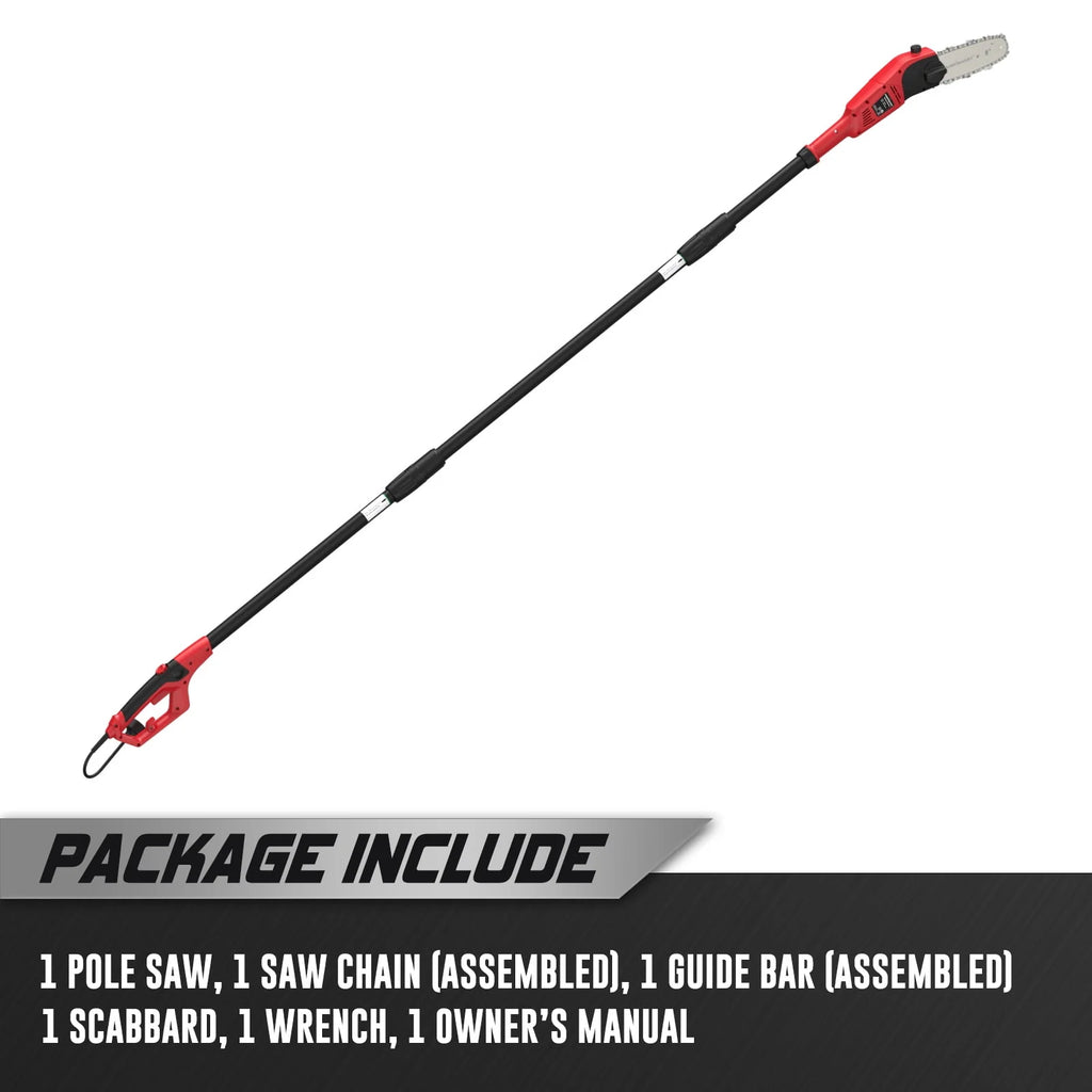 Electric Pole Saw 8 inches 120v 6.0Amp 13 feet Max Reach N6736