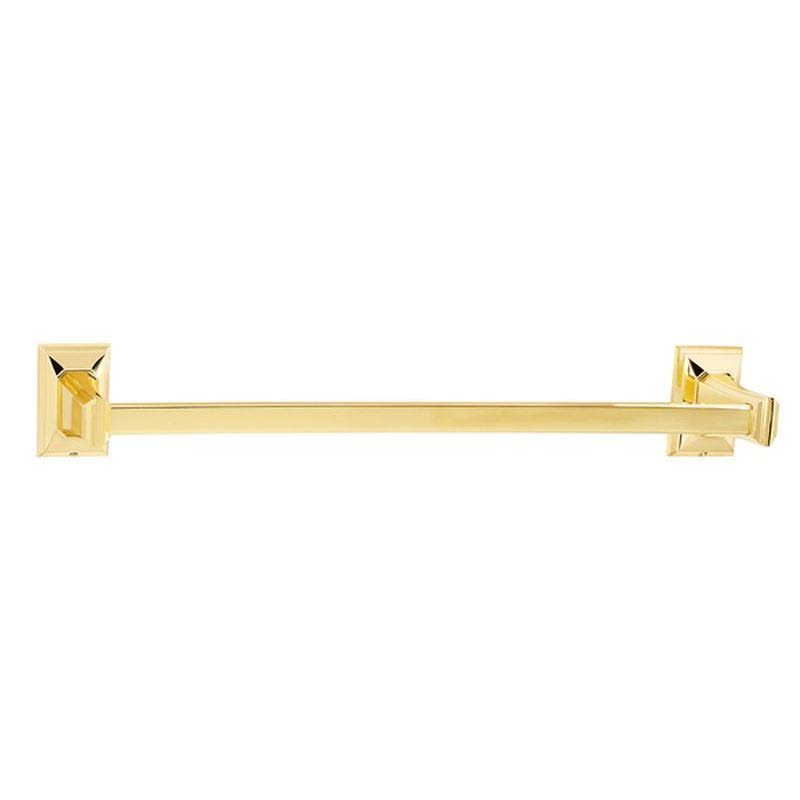 Polished Brass Towel Bar V21383