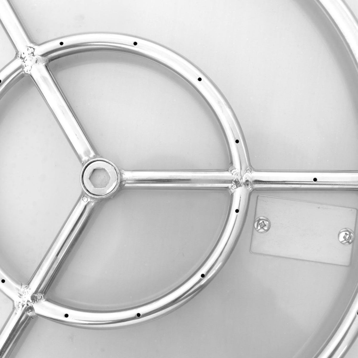 36-Inch Square Flat Pan with 30-Inch Natural Gas Ring Burner C219