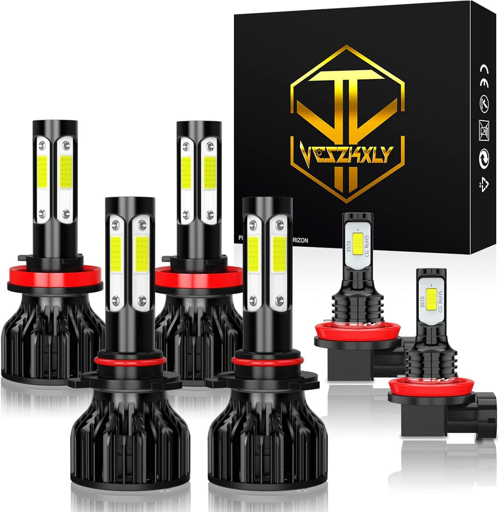 LED Headlight Bulbs Pack of 6 6500K G717999