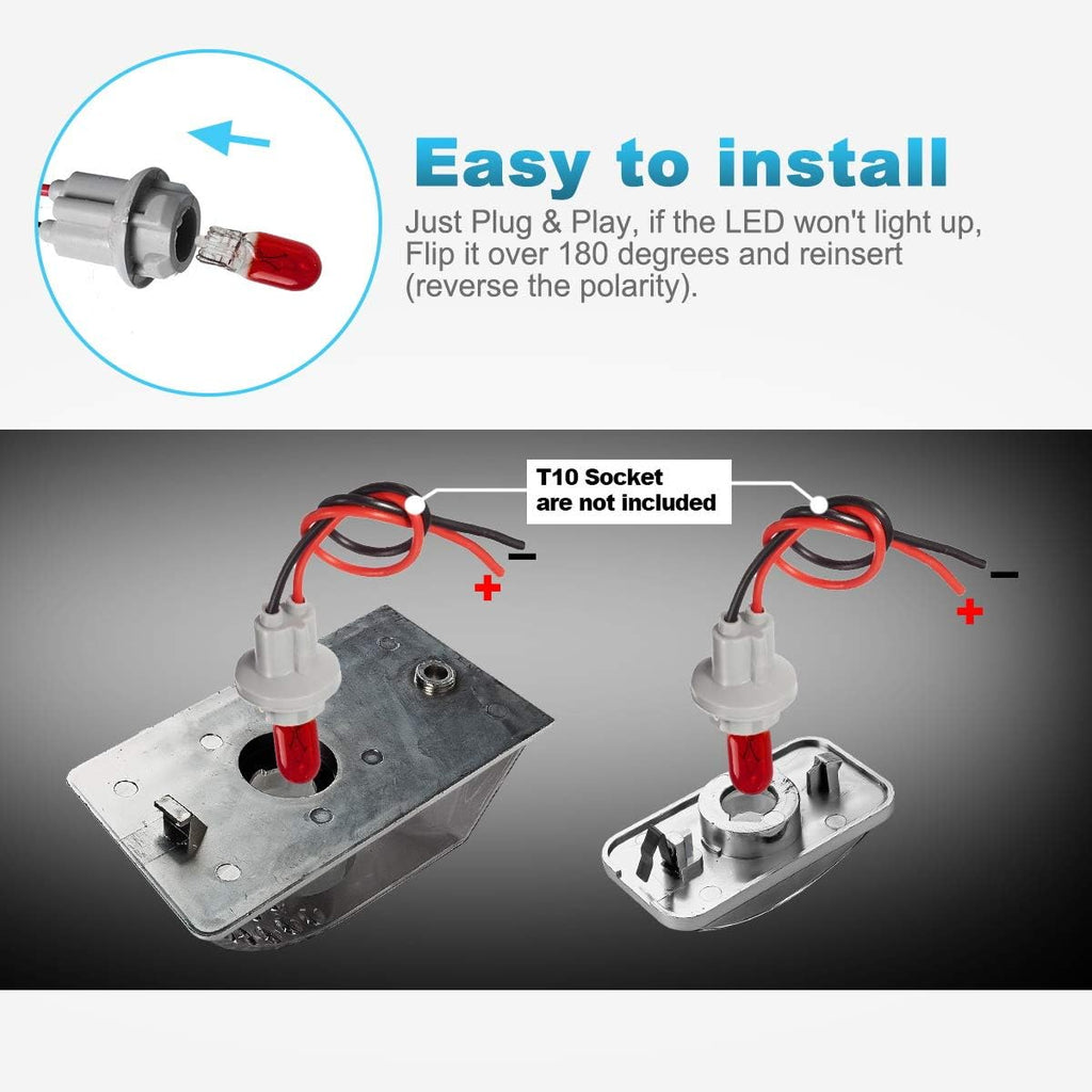 Smoked Housing Cab Roof Lights with T10 Halogen Bulbs N2141