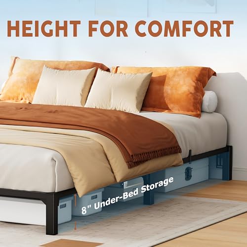 10 Inch Full Tool-Free Metal Platform Bed Frame B420