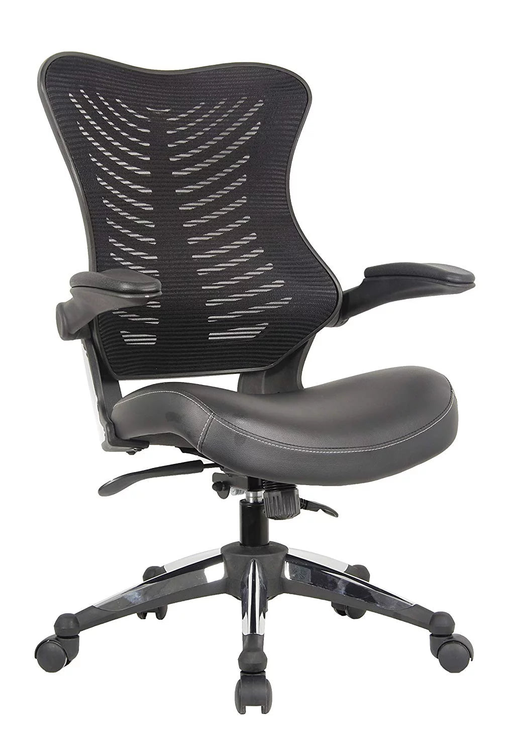 Black Fabric Stackable Guest Chair V473