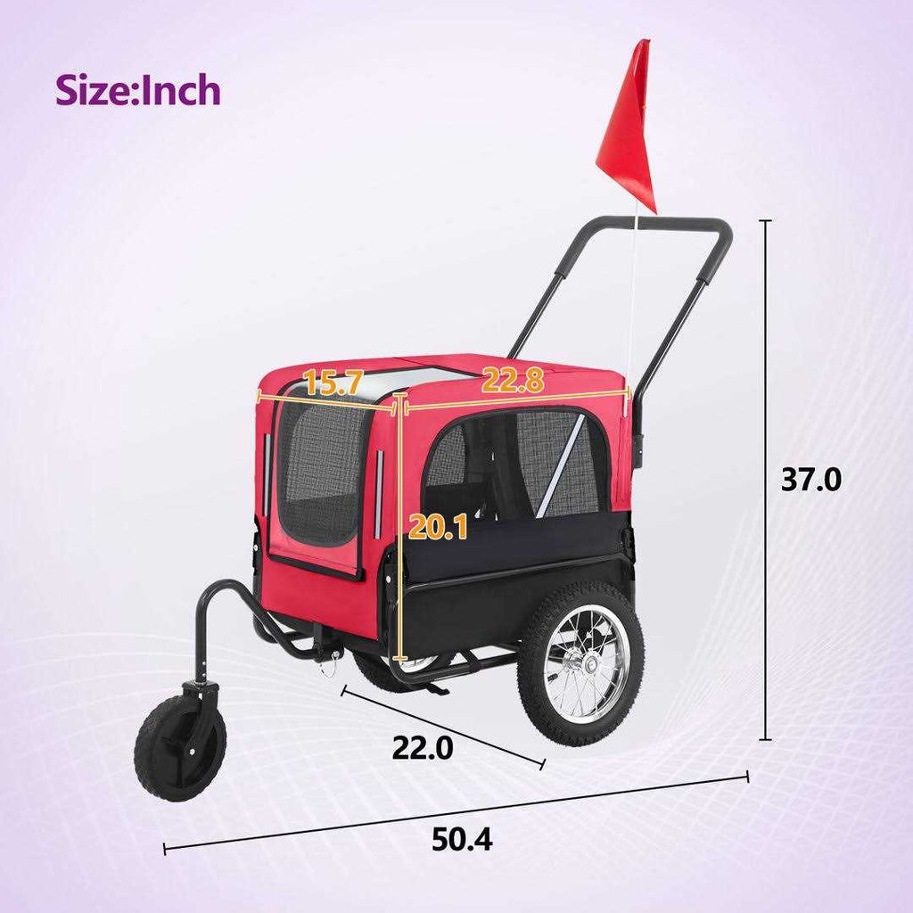 Dog Stroller Pet Carrier Cart C483634