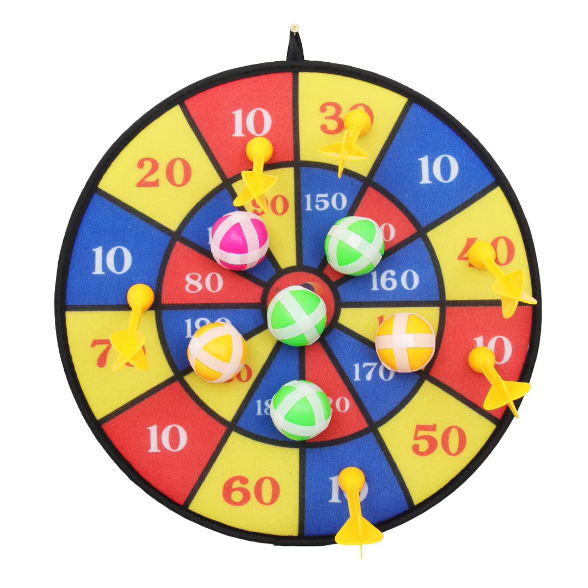 Flocking Dart Board with 4pcs Darts Dartboard Set A784207