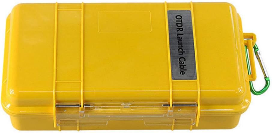 Fiber Optic OTDR Launch Cable Box Singlemode 9/125 SC/APC-LC/UPC Connector (1000M) E29517