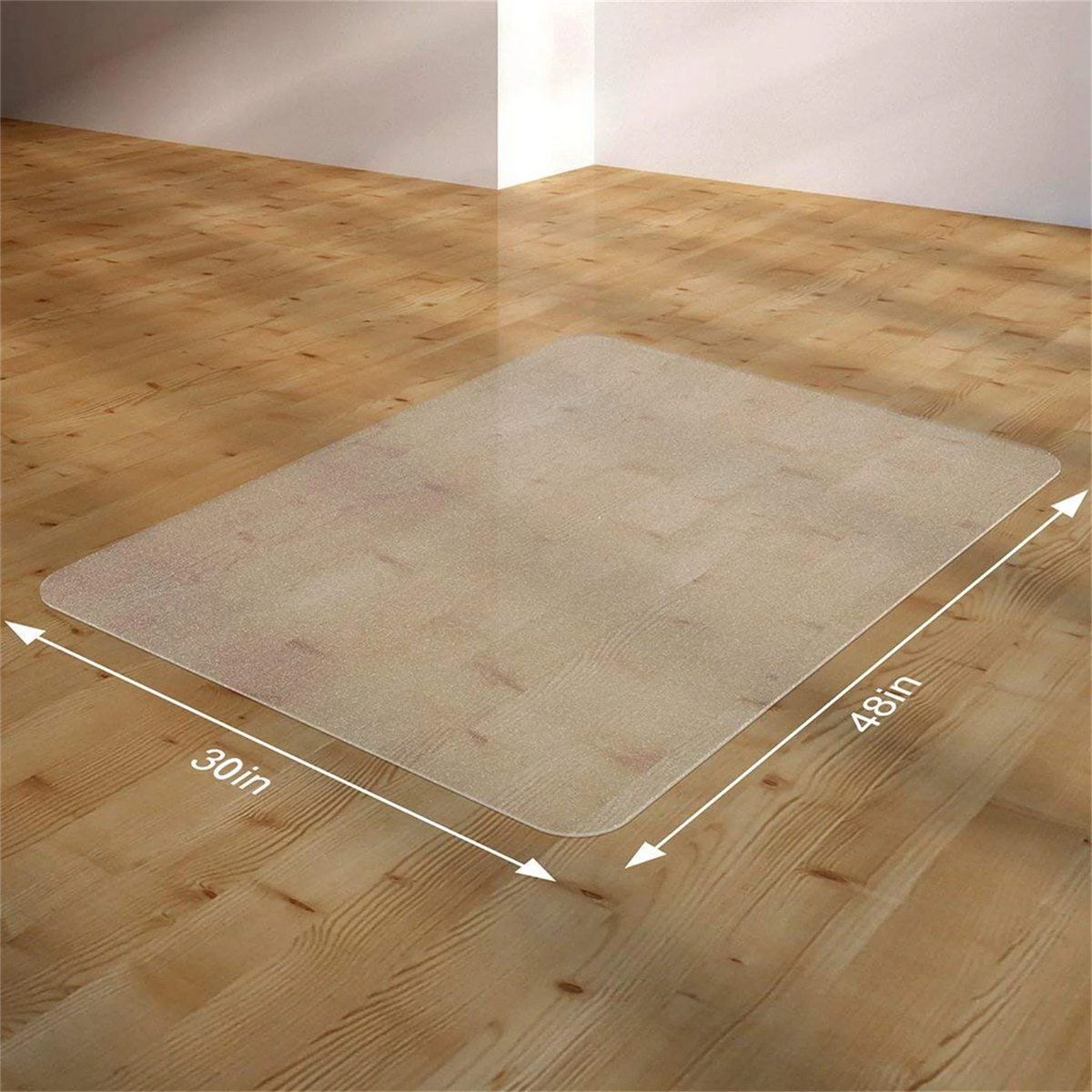 Clear PVC Chair Floor Mat for Hardwood Floor L714845