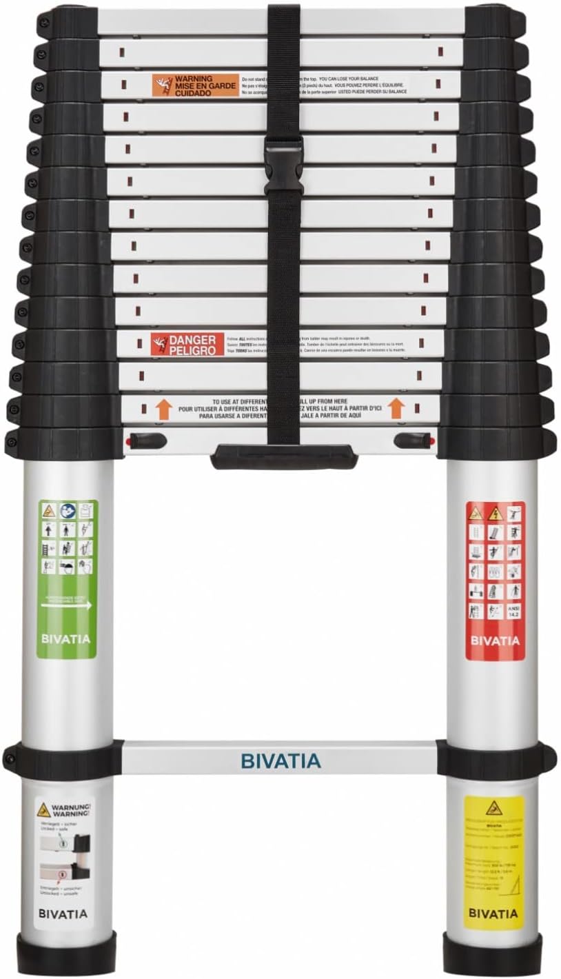 15 Ft Aluminum Telescoping Ladder Type 1A I768