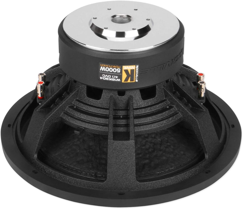 15" 5000 Watt Car Audio Subwoofer with Sealed Sub Box Enclosure E6590