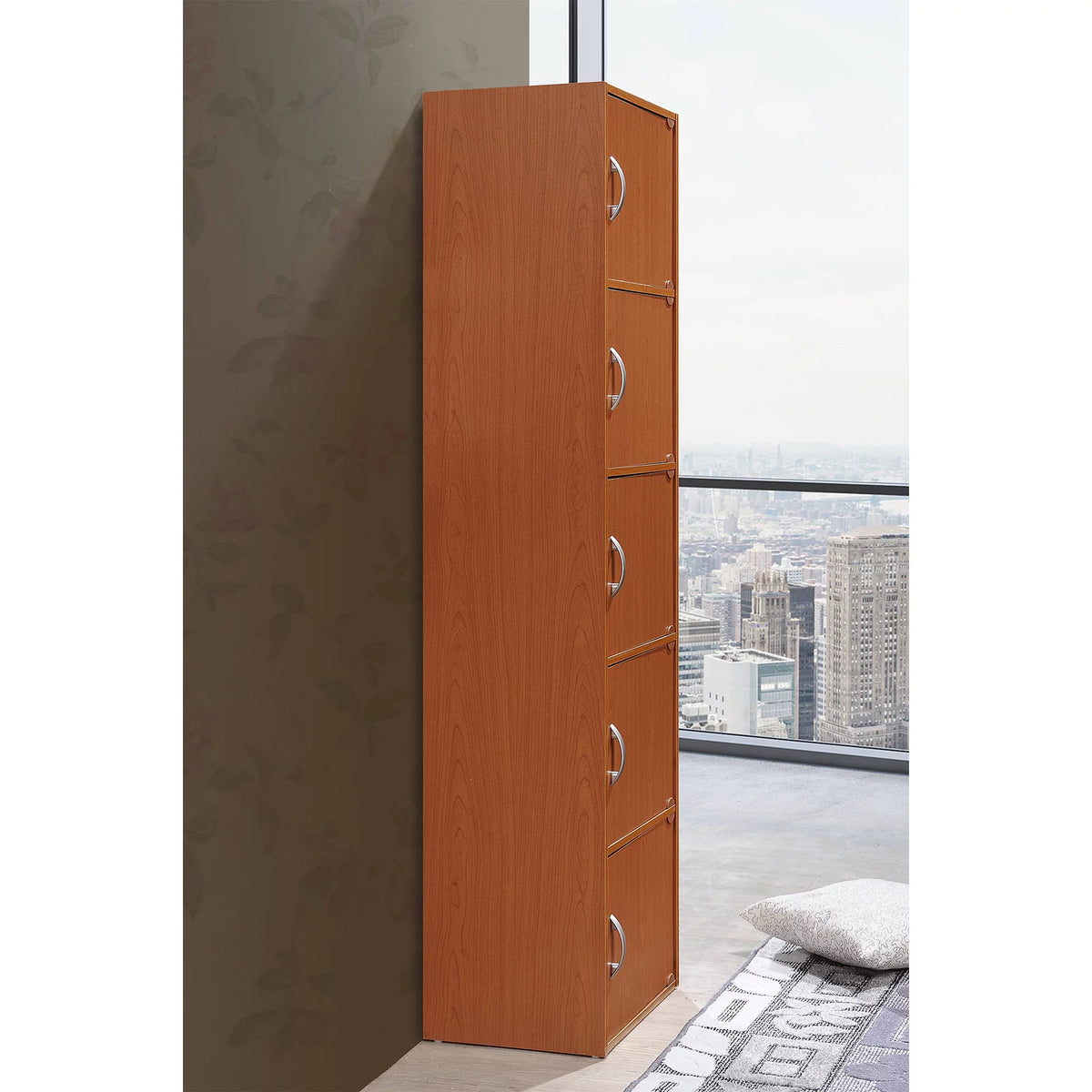 5-Shelf 5-Door Bookcase F53996