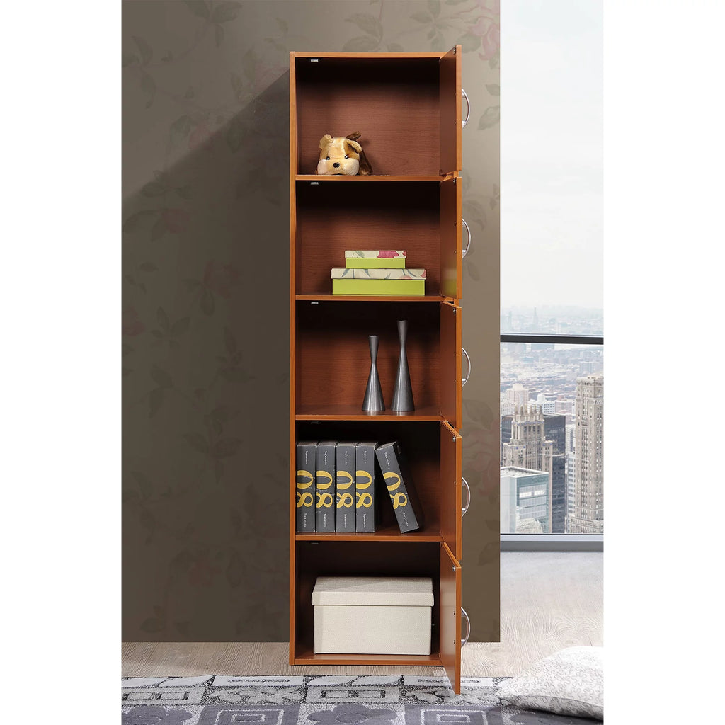 5-Shelf 5-Door Bookcase F53996