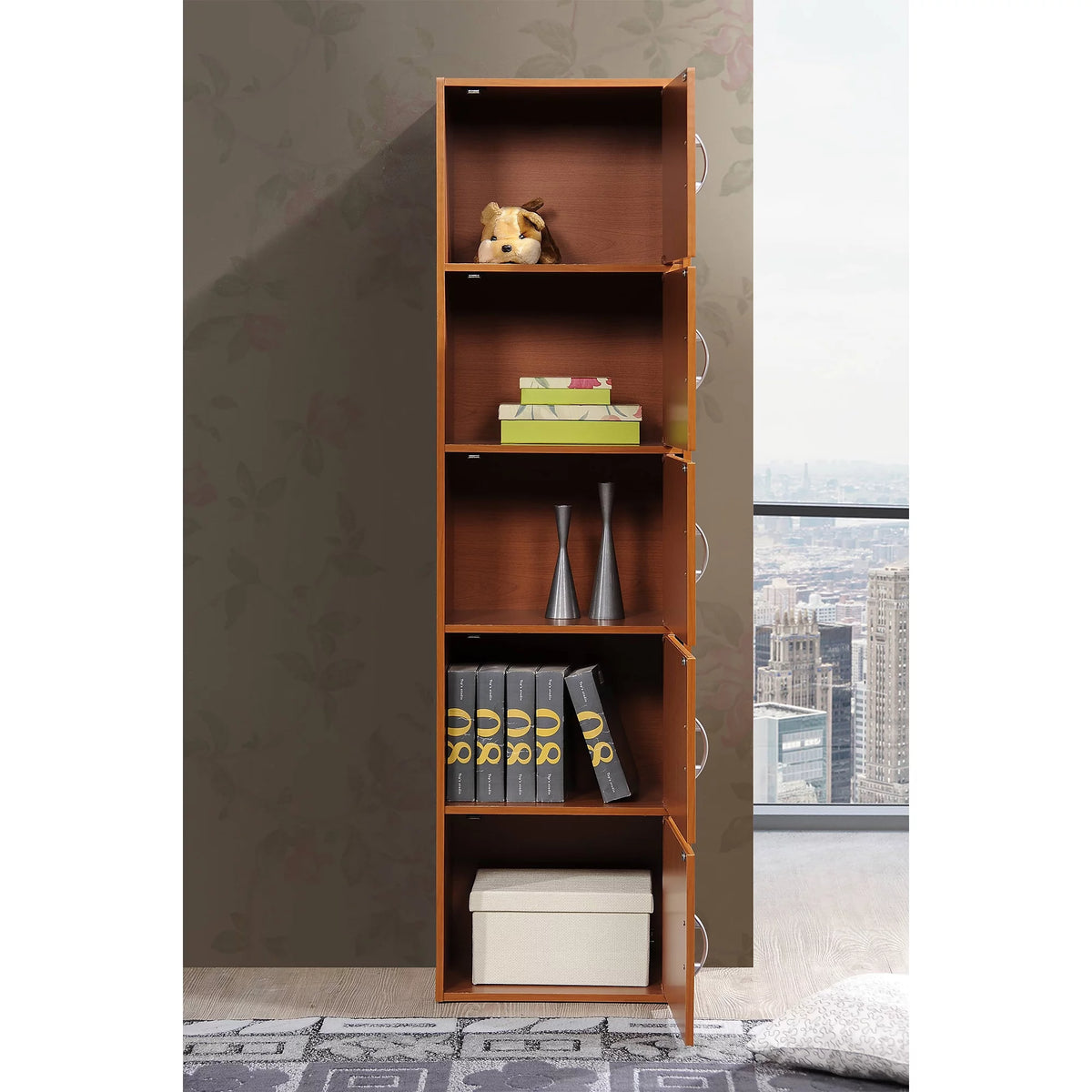 5-Shelf 5-Door Bookcase F53996