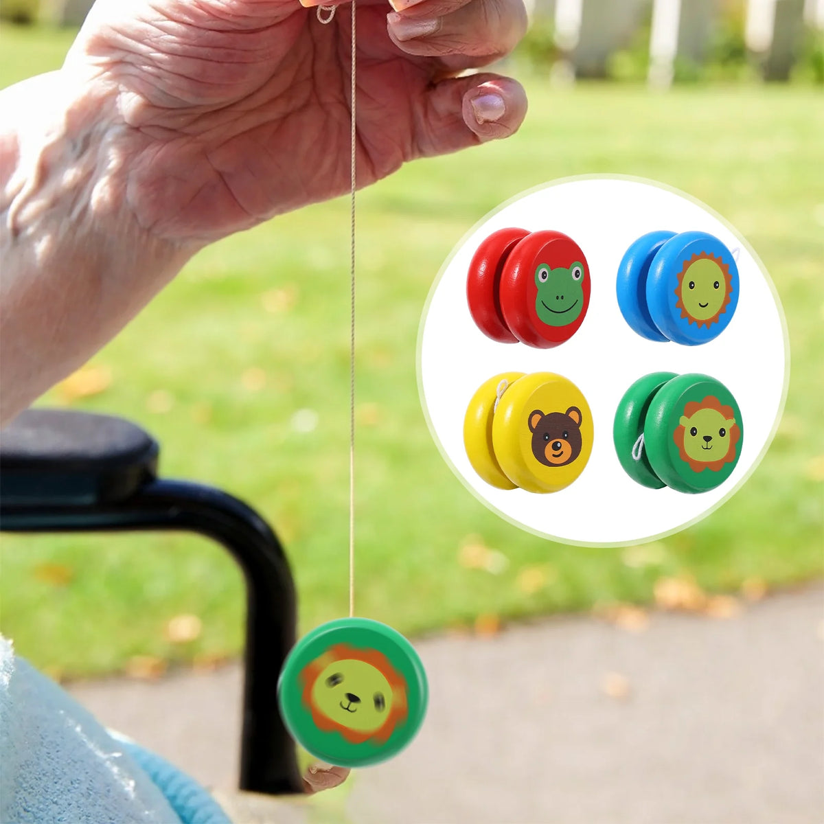Wooden Finger Yoyo Ball Toy Y414945