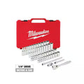 1/4 in. Drive SAE/Metric Ratchet and Socket Mechanics Tool Set (50-Piece) Z688