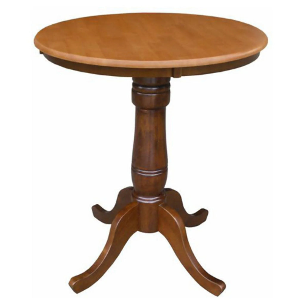 Round Top Pedestal Counter Height Dining Table N648101