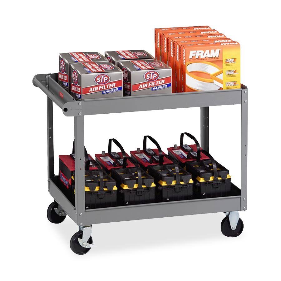 Gray Metal Cart Q132257