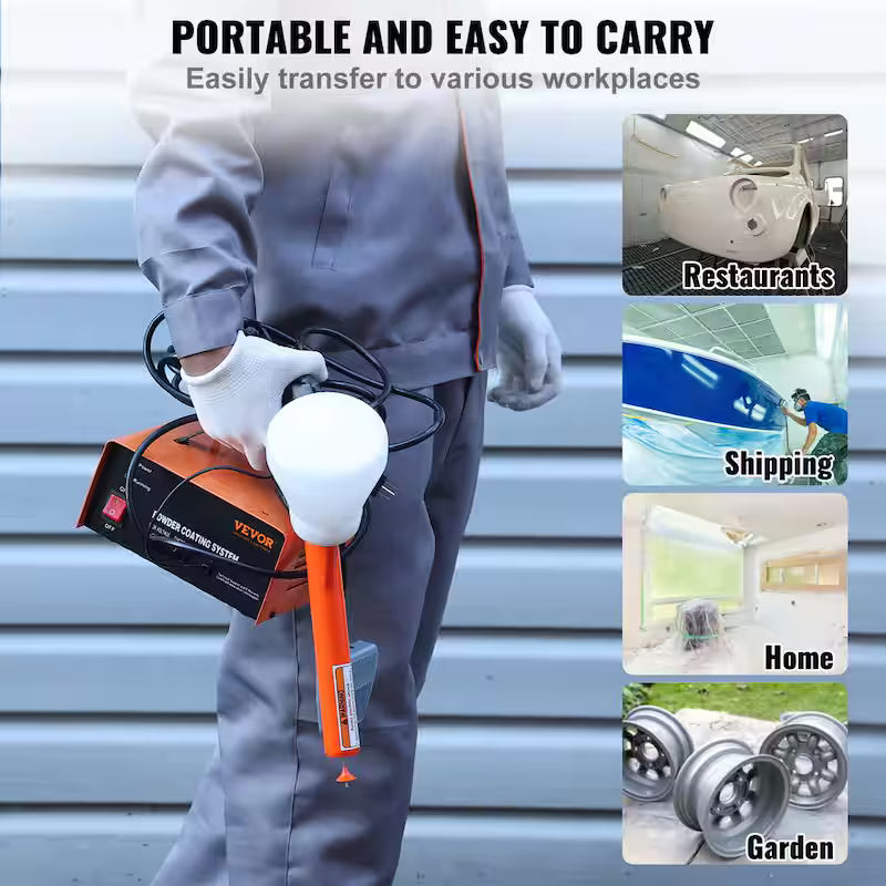 50KV Electrostatic Powder Coating Kit with Spray Gun E71489